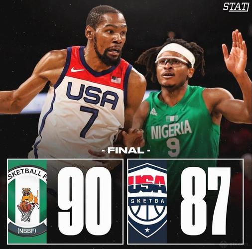 美国男篮vs尼日利亚